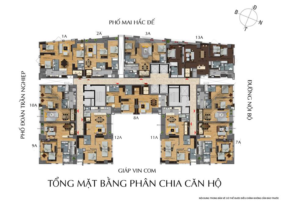 Bảng giá cho thuê căn hộ chung cư Hoàng Thành Tower