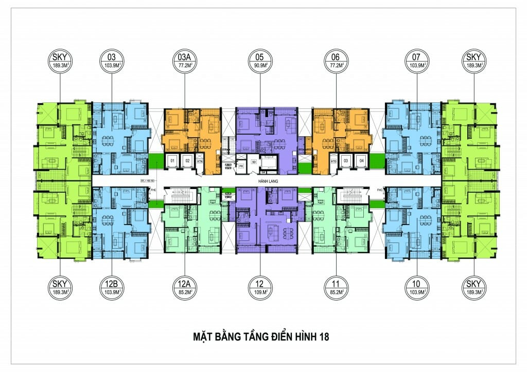 Cho thuê căn hộ chung cư One18 Ngọc Lâm