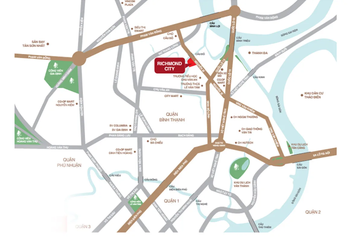 Bảng giá cho thuê căn hộ chung cư Richmon City