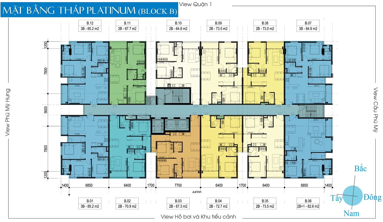 Bảng giá cho thuê căn hộ chung cư Luxcity