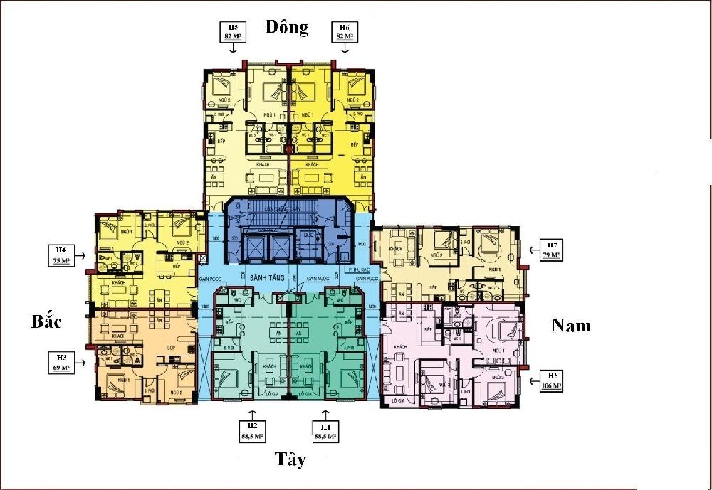 Bảng giá cho thuê căn hộ chung cư Phú Đạt