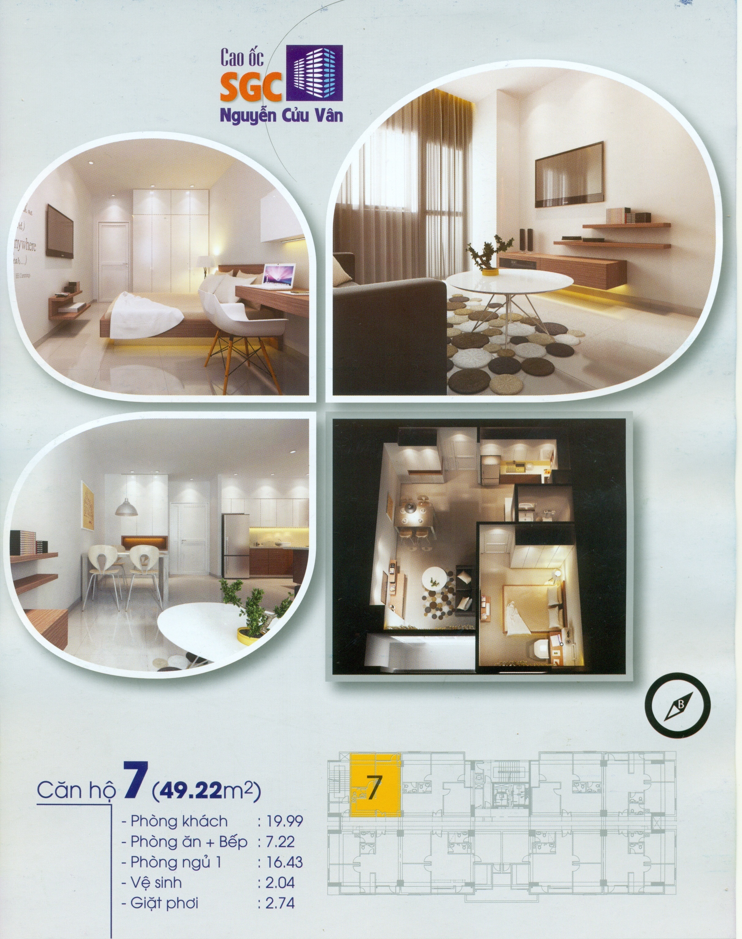 cho thuê căn hộ chung cư SGC Nguyễn Cửu Vân