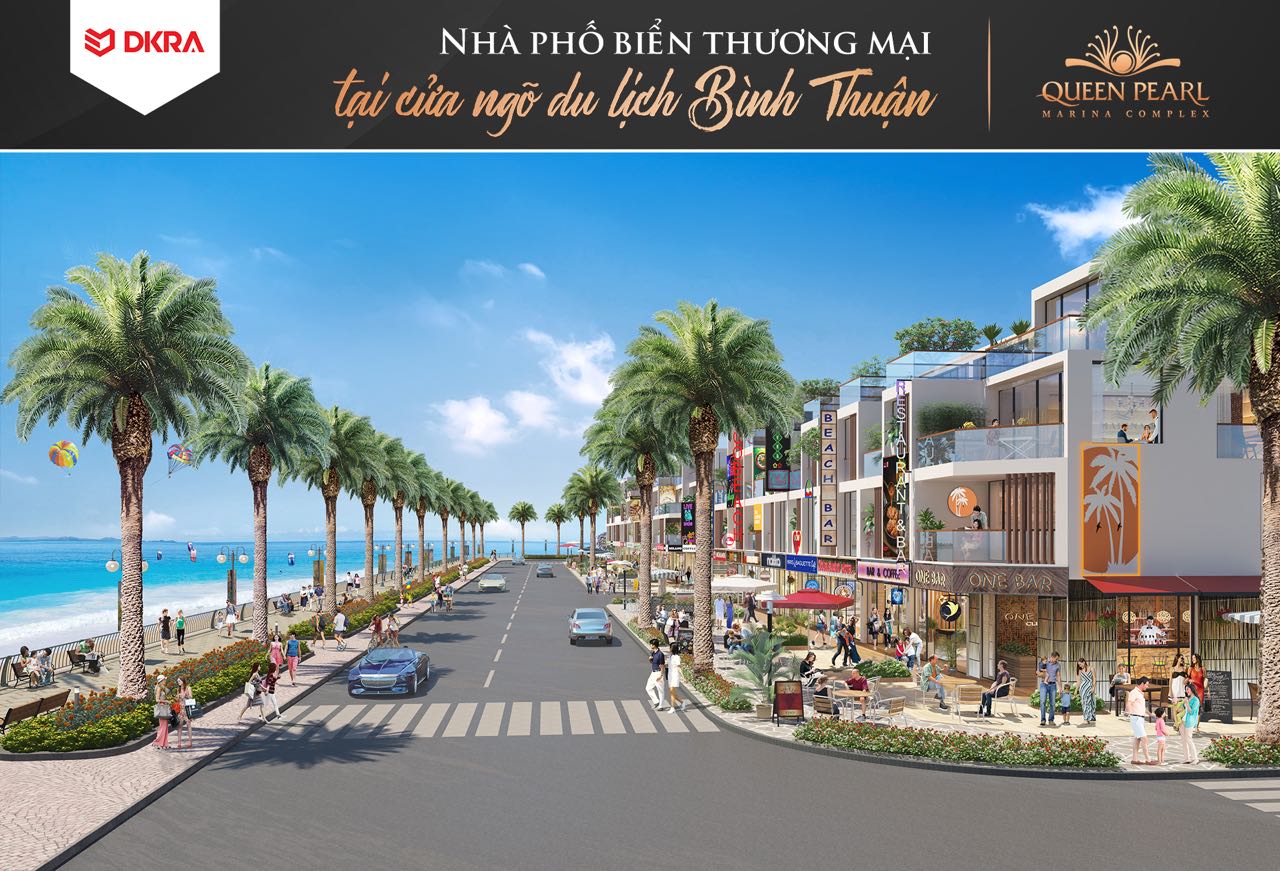 dự án đất nền nhà phố và biệt thự Queen Pearl Marina Complex