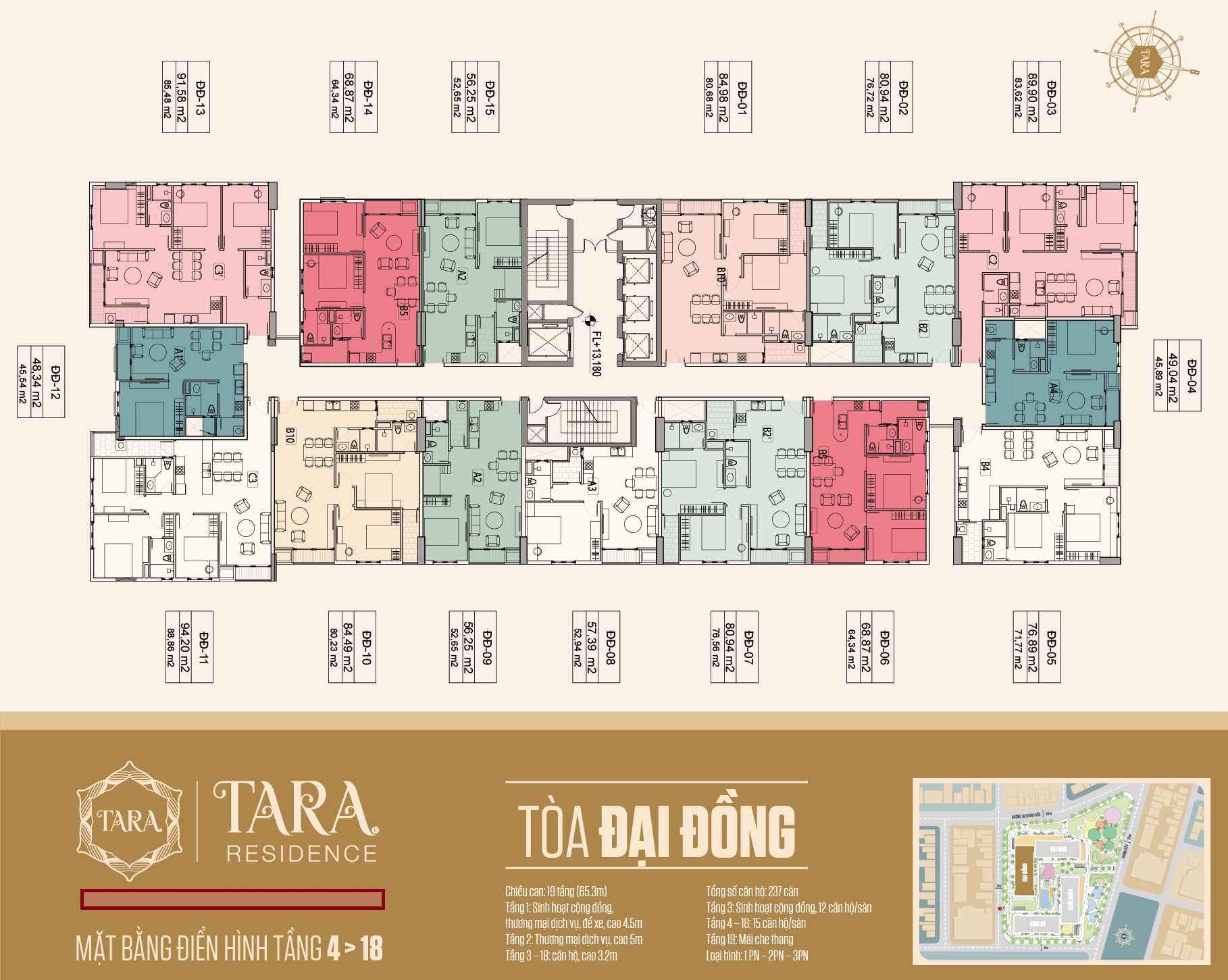 cho thuê căn hộ chung cư Tara Residence