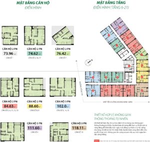 Mặt bằng căn hộ Garden Gate: Layout và thiết kế chi tiết