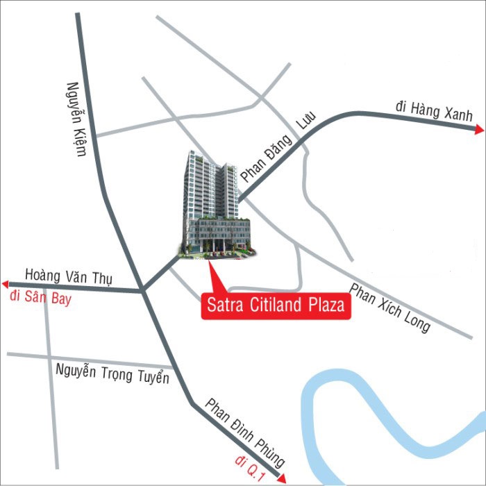 Cho thuê căn hộ chung cư Satra Eximland Plaza