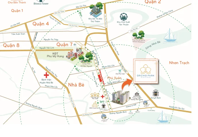 dư án căn hộ Orchid Park Phú Xuân Nhà Bè