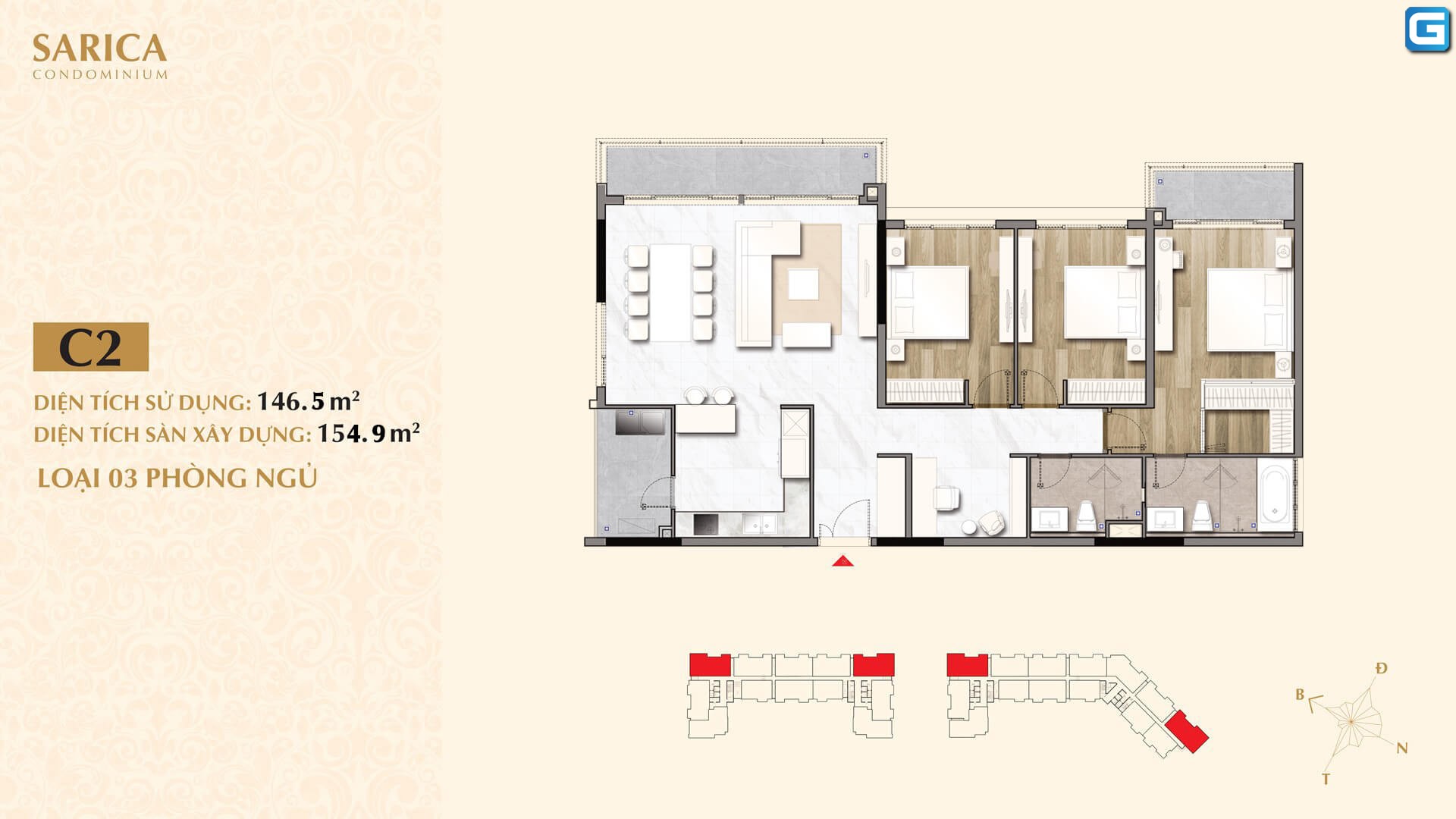 dự án căn hộ chung cư Sarica Condominium Sala