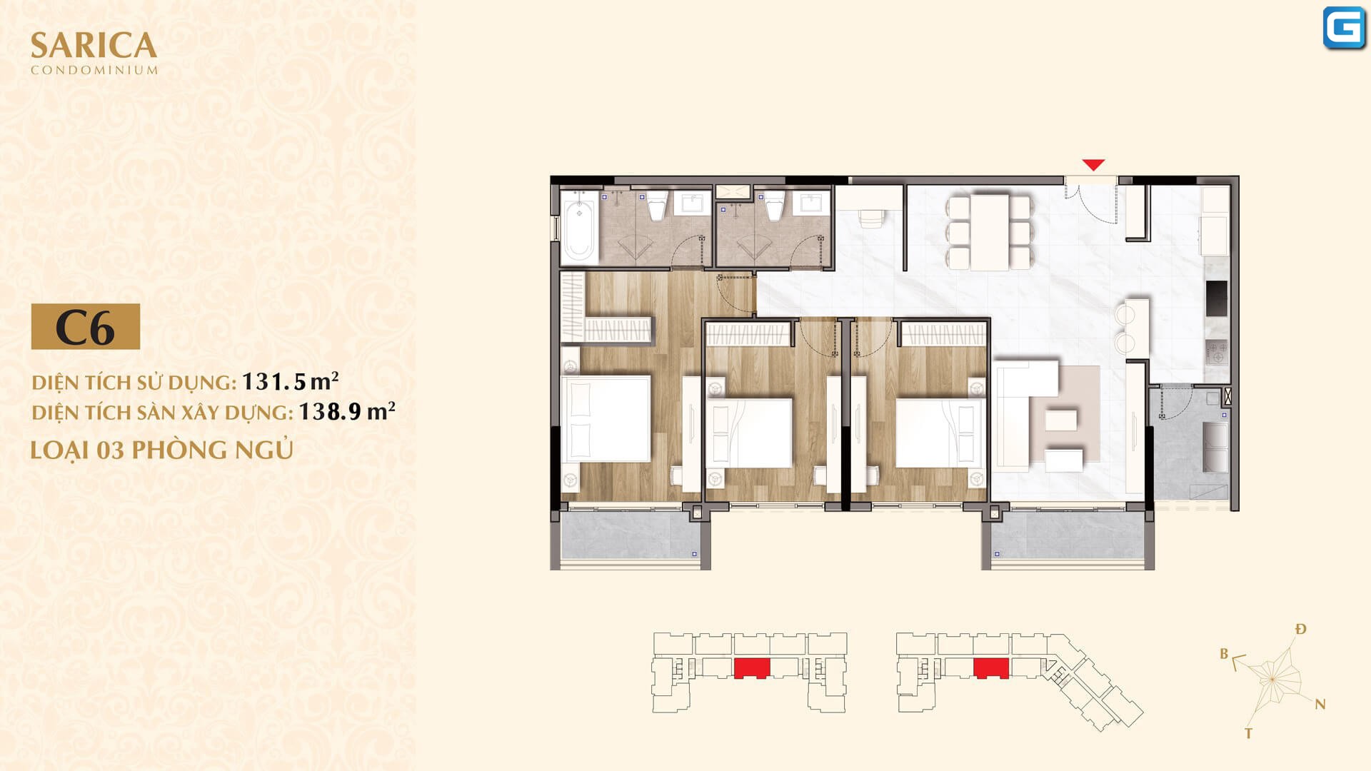 dự án căn hộ chung cư Sarica Condominium Sala