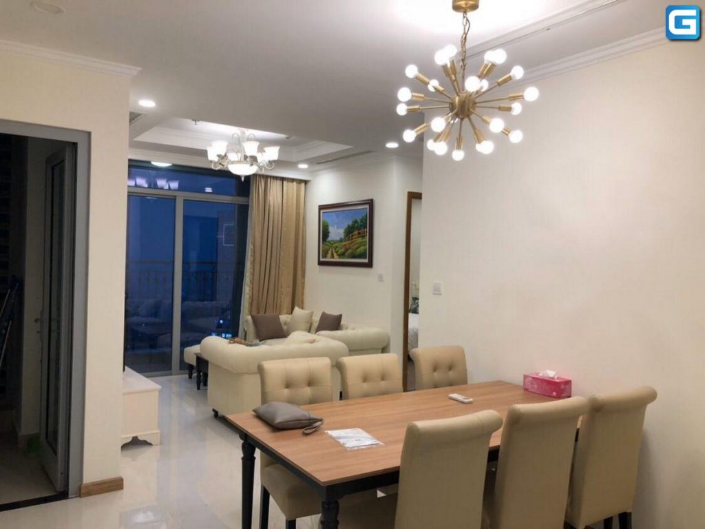 Cho thuê 2PN Landmark Plus Vinhomes Central Park, Tầng Cao View Nguyễn Hữu Cảnh, giá rẻ