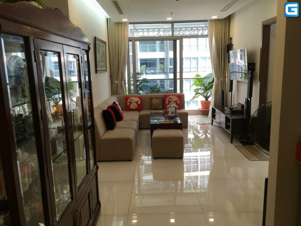 Cho thuê căn hộ Park 4 Vinhomes Central Park View Công Viên lầu 15, Full Nội Thất