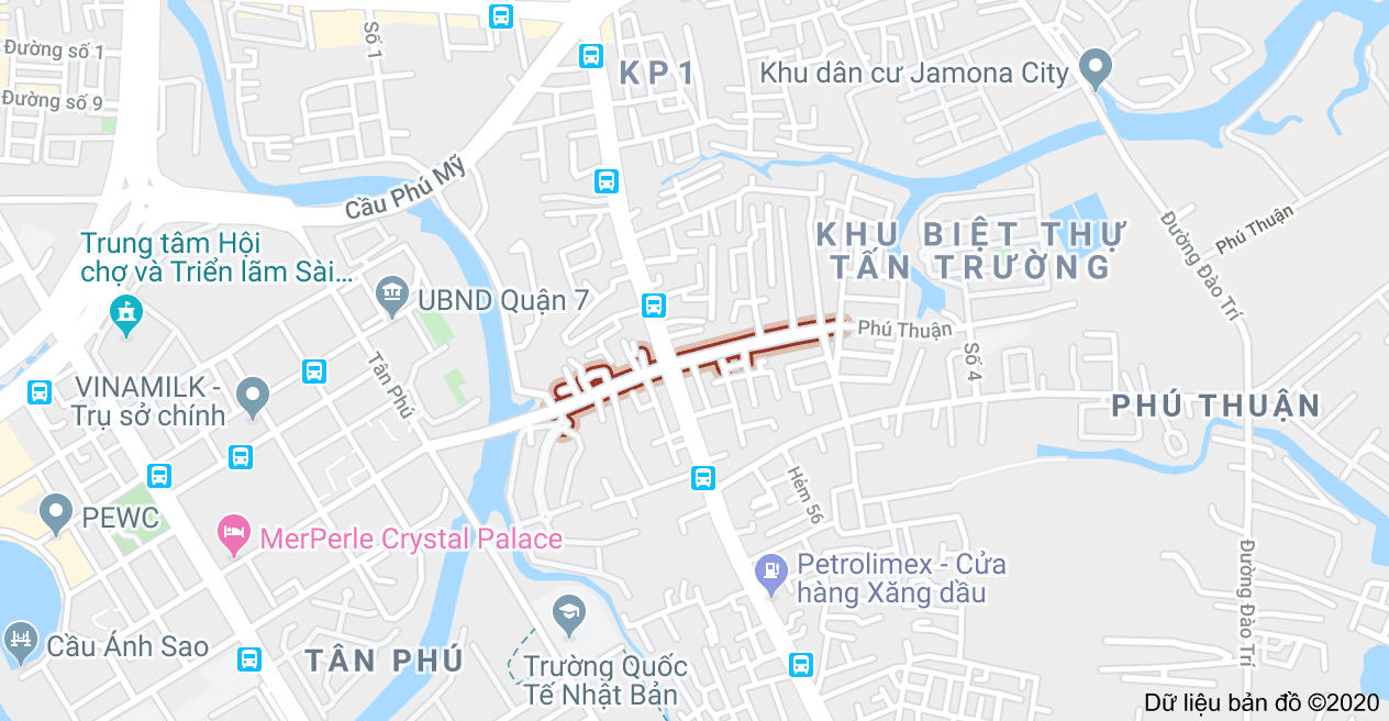 Tiến độ quy hoạch nâng cấp mở rộng đường Phú Thuận Quận 7