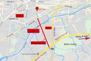 Quy hoạch và tiến độ dự án Cầu Bình Tiên mới nhất