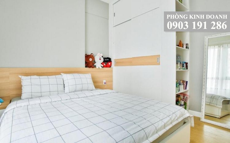 Cho thuê căn hộ Masteri Thảo Điền 2 phòng ngủ lầu 18 block T4 nội thất full 76 m2 800 USD/tháng