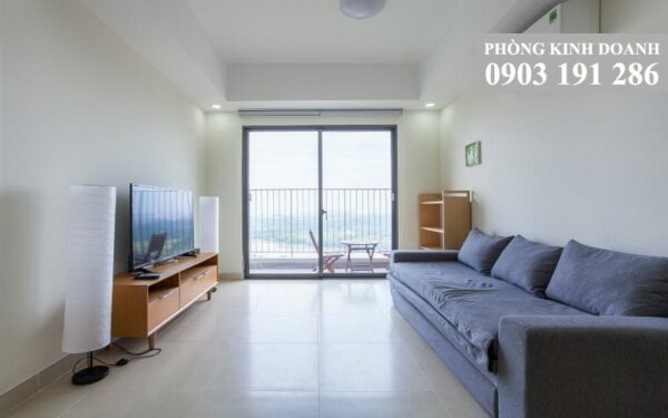 Cho thuê căn hộ Masteri Thảo Điền 2 phòng ngủ nội thất đẹp 70 m2 lầu 12 toà T4 view sông Sài Gòn 820 USD/tháng