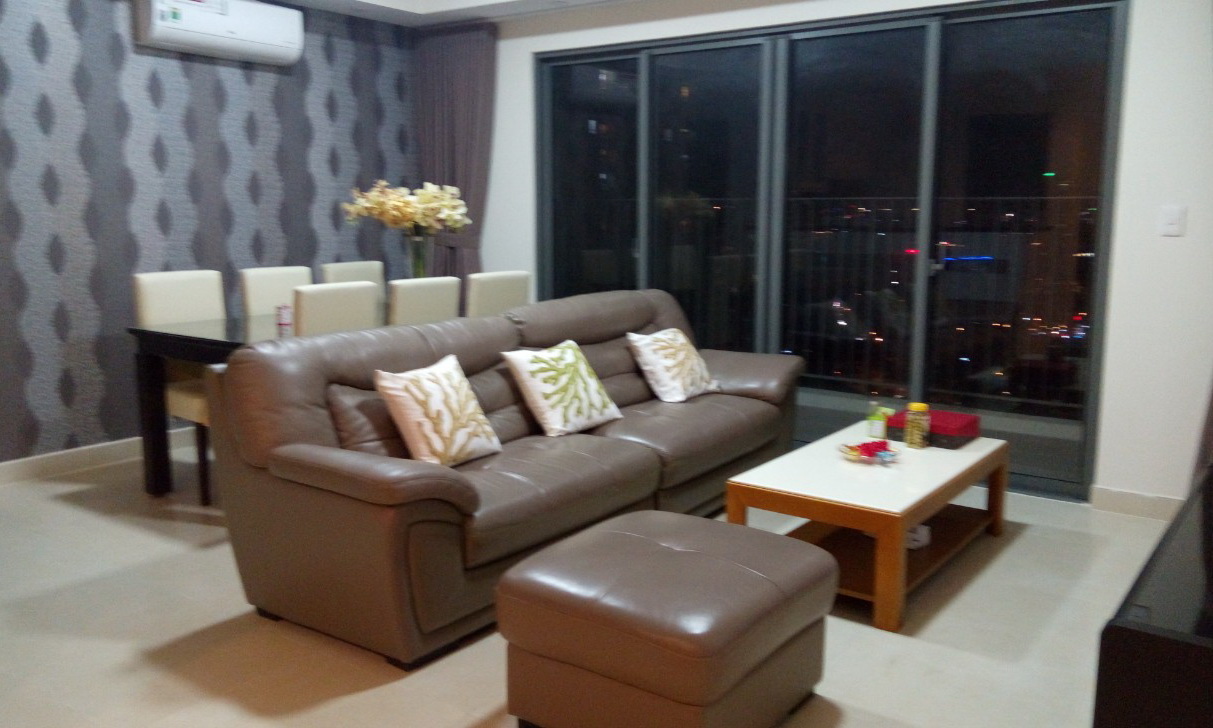 Căn hộ Masteri Thảo Điền cho thuê 3 phòng ngủ tầng 22 tháp T3 đầy đủ nội thất view sông 1100 USD/th
