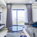 Căn hộ Masteri Thảo Điền cho thuê 2 phòng ngủ lầu 15 block T1 nội thất xịn view thành phố 800 USD/tháng