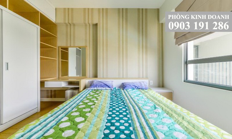 Căn hộ Masteri Thảo Điền cho thuê 2 phòng ngủ nội thất 64 m2 lầu 19 block T1 view thành phố 780 USD/tháng