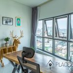 City Garden cho thuê 3 phòng ngủ tầng 8 block B1 full nội thất view quận 1