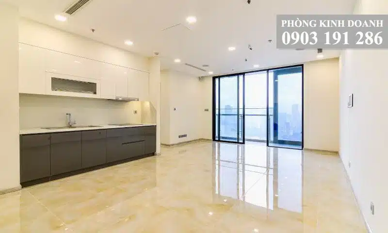 Căn hộ Sunwah Pearl cho thuê lầu 17 block B3 nội thất cơ bản 3 phòng ngủ view hồ bơi