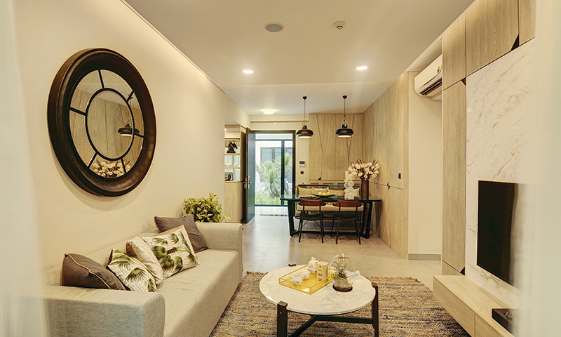 Căn hộ Feliz En Vista cho thuê lầu 27 toà Cruz nội thất đầy đủ 3 phòng ngủ thoáng