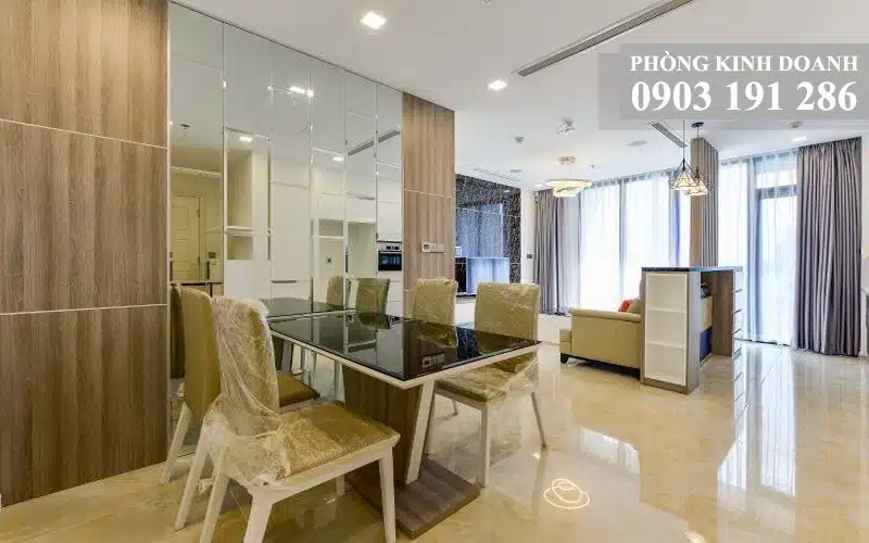 Vinhomes Golden River cho thuê lầu 17 A3 nội thất cao cấp 3 phòng ngủ view L81