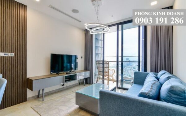 Vinhomes Golden River Ba Son cho thuê tầng 32 tháp Aqua 2 nhà đẹp 1 phòng ngủ