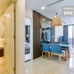 Vinhomes Golden River Ba Son cho thuê tầng 32 tháp Aqua 2 nhà đẹp 1 phòng ngủ