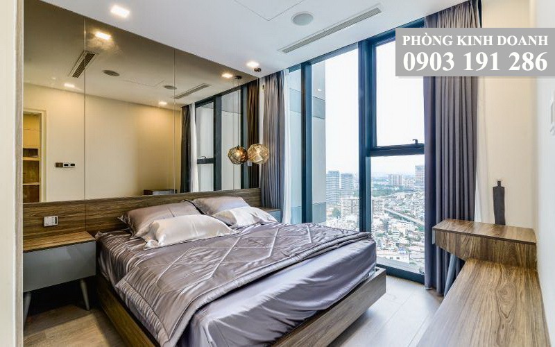 Vinhomes Golden River Ba Son cho thuê tầng 32 tháp Aqua 2 nhà đẹp 1 phòng ngủ