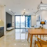 Vinhomes Golden River cho thuê tầng 18 A2 nội thất đẹp 2 phòng ngủ view quận 1