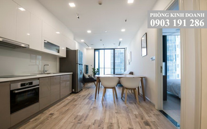 Cho thuê căn hộ Vinhomes Golden River A2 nội thất full 1 phòng ngủ view sông