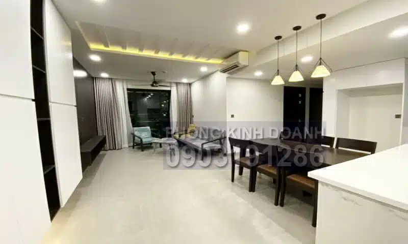 Cho thuê Feliz En Vista lầu 11 block B đầy đủ nội thất 3 phòng ngủ view L81