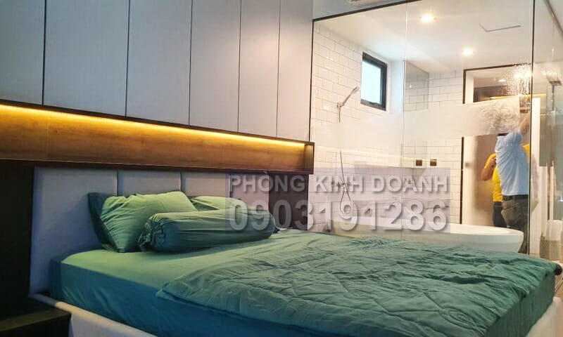 Duplex Feliz En Vista cho thuê lầu 12 toà B đủ nội thất 2 phòng ngủ view L81