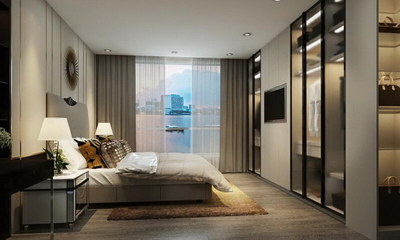 Can ho Feliz En Vista cho thue tầng 25 toà A nhà đẹp 4 phòng ngủ view L81