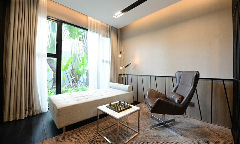 Cho thuê duplex Feliz En Vista lầu 5 tháp B đầy đủ nội thất 2 phòng ngủ view hồ bơi