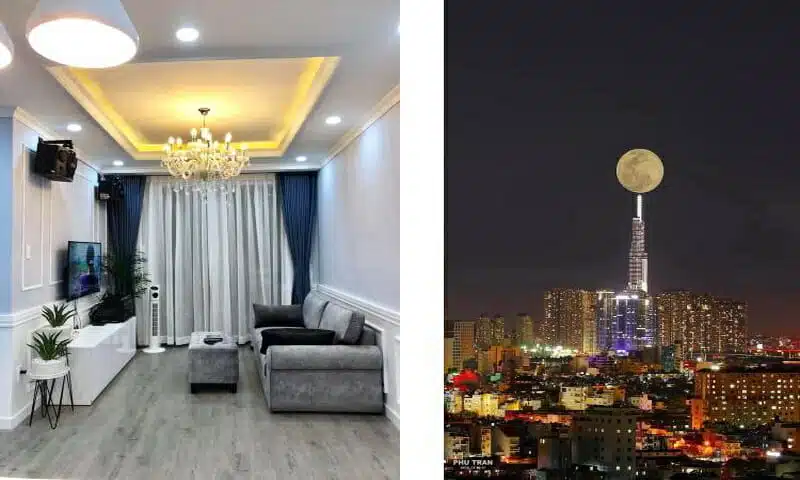 Căn hộ cho thuê Wilton Tower view L81 tầng 14 nhà đẹp 1 phòng ngủ