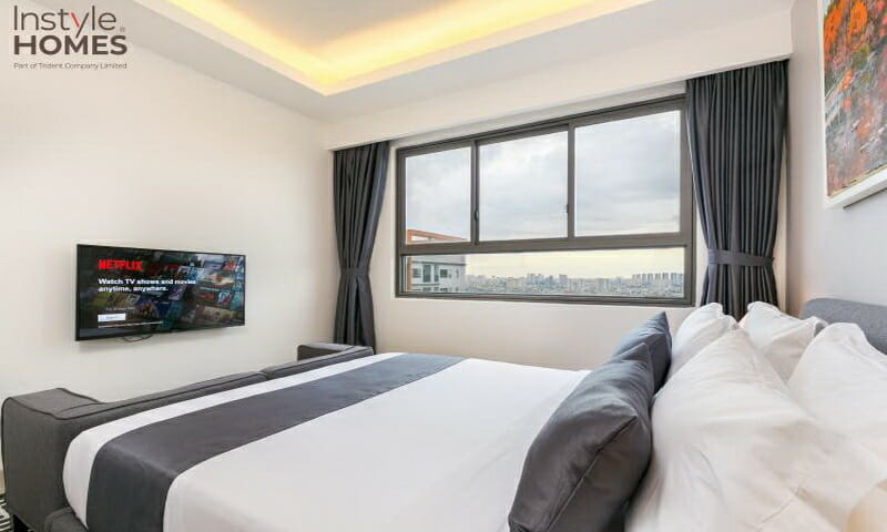 Cho thuê căn hộ Wilton view L81 tầng 22 nội thất đầy đủ 3 phòng ngủ