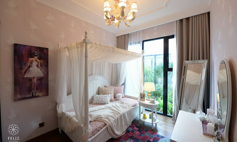 Cho thuê Feliz En Vista tầng 4 toà A nội thất đầy đủ 4 phòng ngủ view sông
