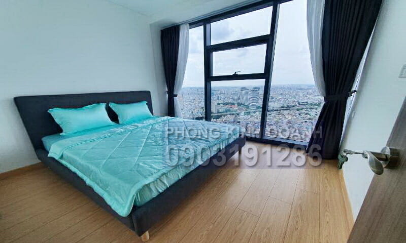 Căn hộ Sunwah Pearl cho thuê lầu 40 nội thất đầy đủ 1 phòng ngủ view đẹp