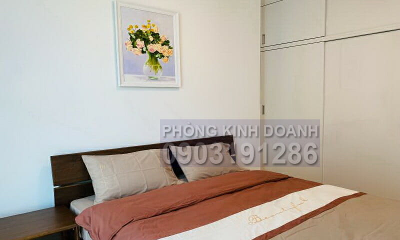 Căn hộ cho thuê Sunwah Pearl tầng 23 đủ nội thất 2 phòng ngủ view sông