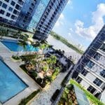 Căn Sunwah Pearl cho thuê lầu 10 nội thất độc đáo 1 phòng ngủ view sông