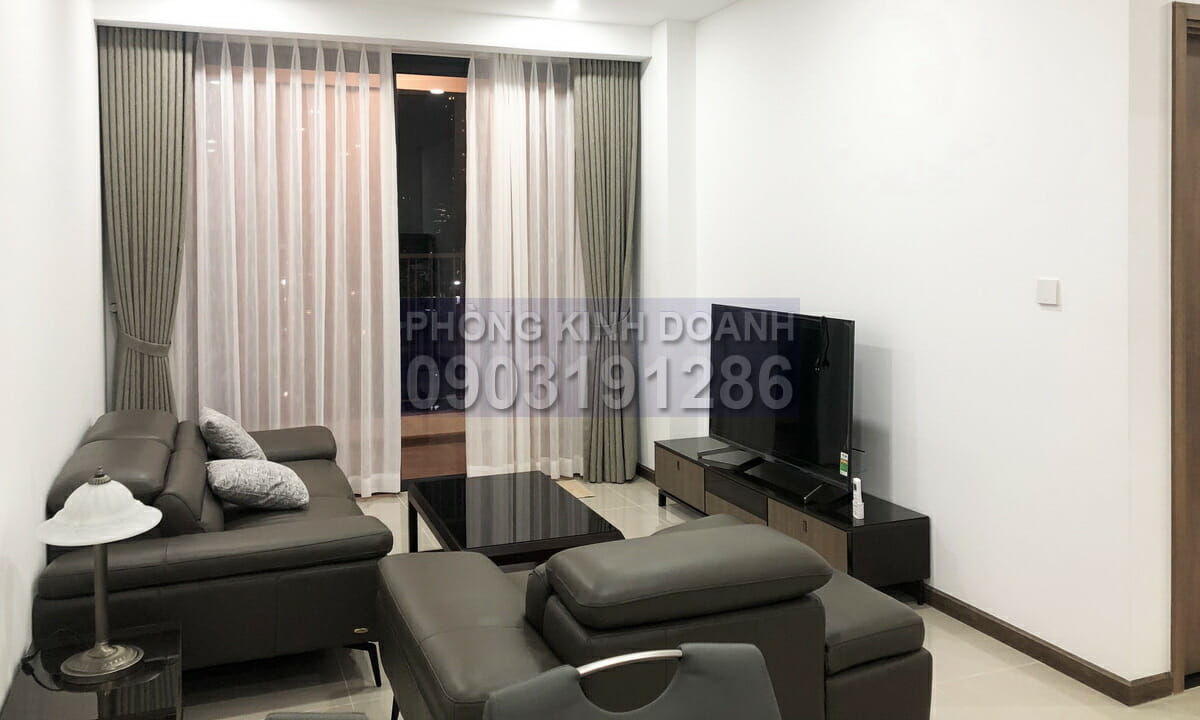 Căn hộ Saigon Pearl cho thuê tầng 5 toà Opal nội thất đẹp 2 phòng ngủ