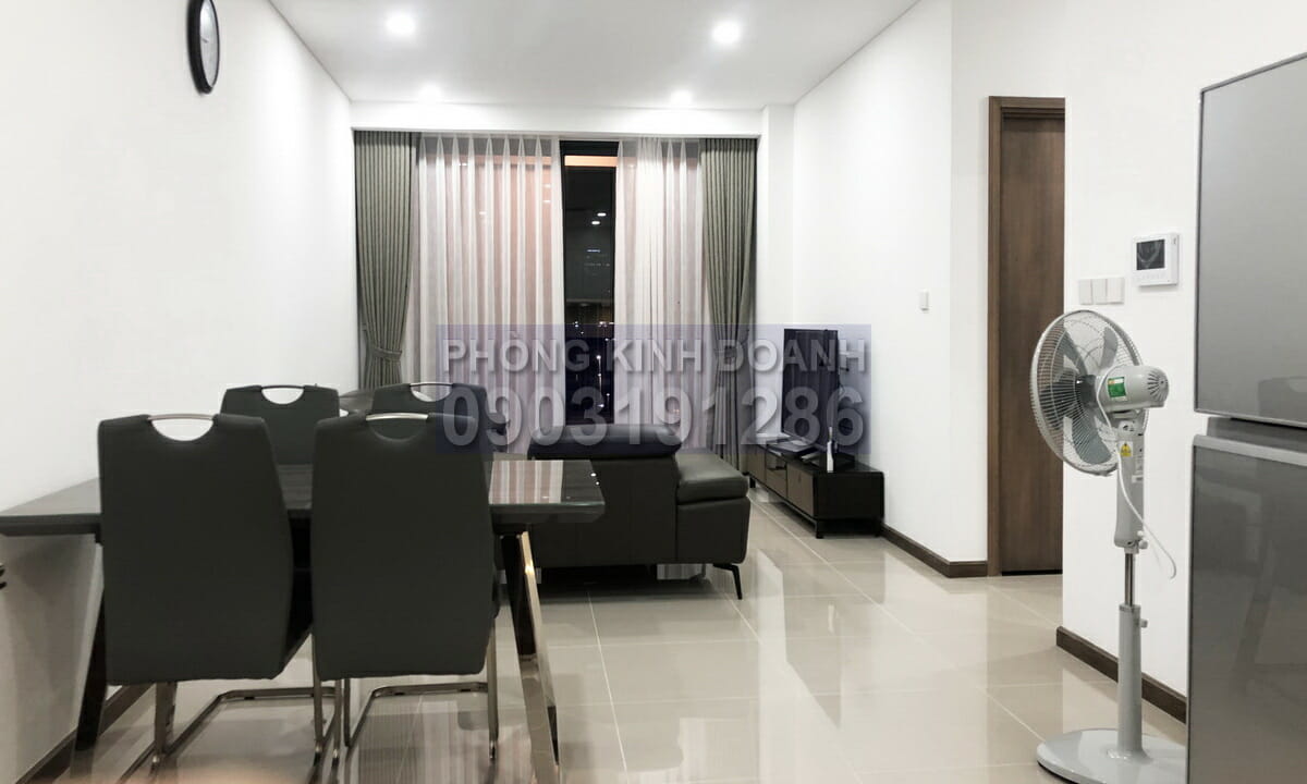 Căn hộ Saigon Pearl cho thuê tầng 5 toà Opal nội thất đẹp 2 phòng ngủ