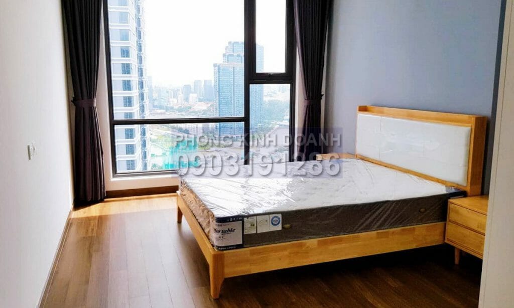 Căn Opal Saigon Pearl cho thuê 4 phòng ngủ tầng 25 có nội thất view sông