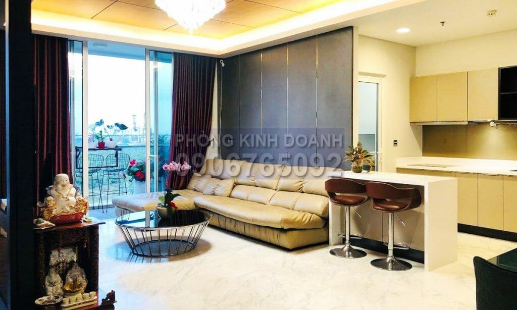 Cho thuê 3 phòng ngủ Sala Sarica tầng 5 block A nội thất full view công viên