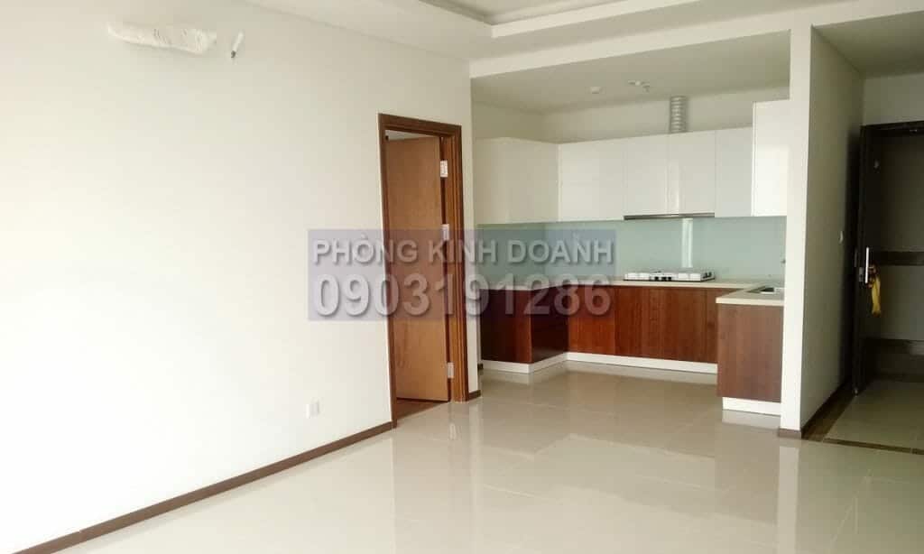 Thảo Điền Pearl cho thuê căn hộ 2 phòng ngủ lầu 18 nhà trống view thoáng