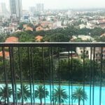 Cho thuê Thảo Điền Pearl 2 phòng ngủ lầu 11 block A nhà đẹp view hồ bơi