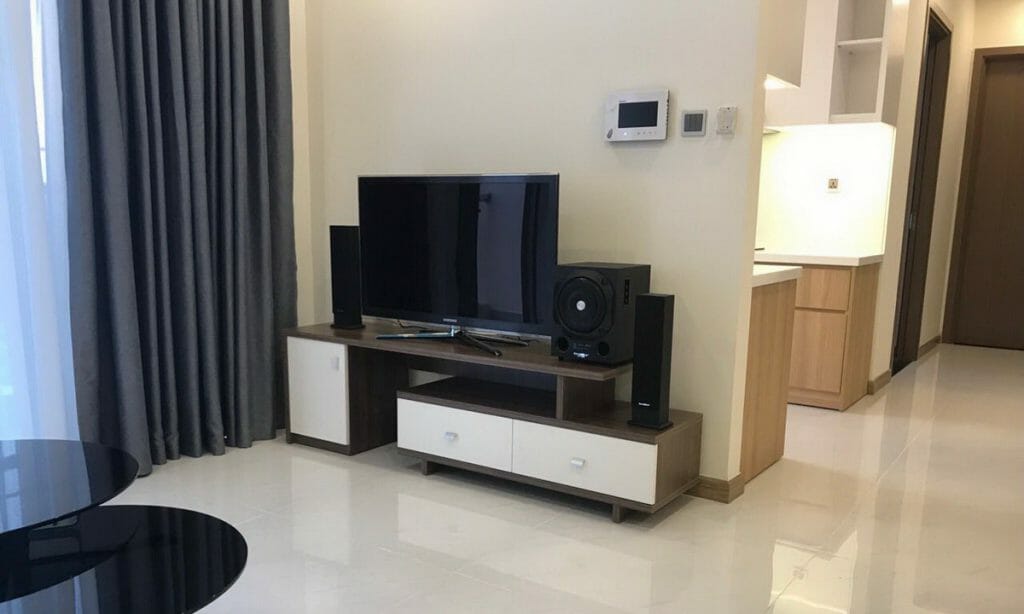 Cho thuê căn hộ Vinhomes view thành phố lầu 33 Park 7 nhà đẹp 2 phòng ngủ