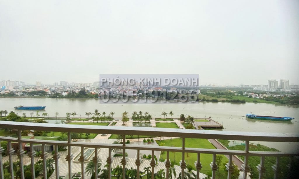 Vinhomes cho thuê tầng 10 toà Central 1 nội thất full view sông 4 phòng ngủ