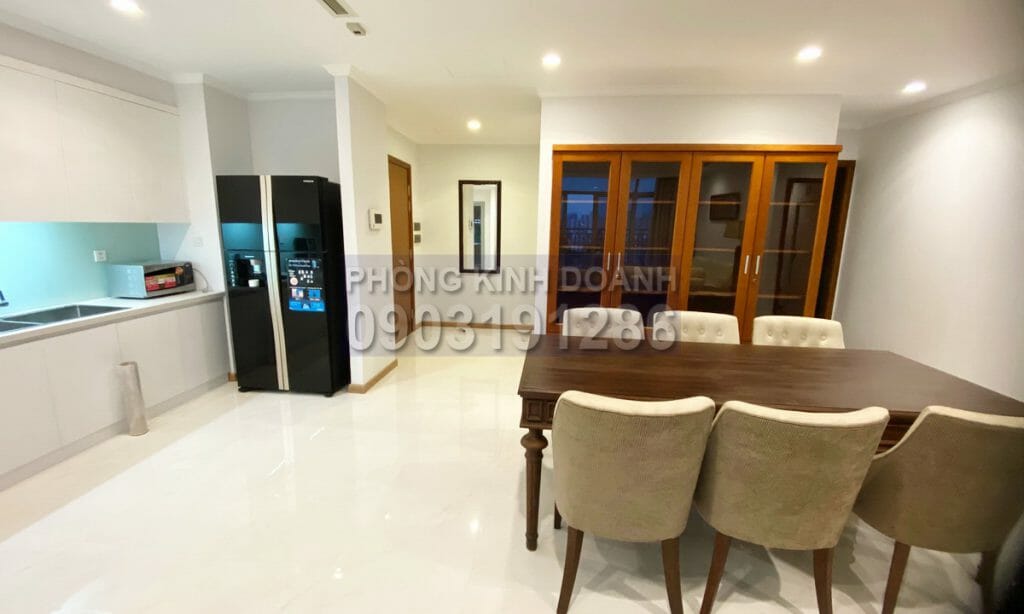 Vinhomes cho thuê tầng 10 toà Central 1 nội thất full view sông 4 phòng ngủ